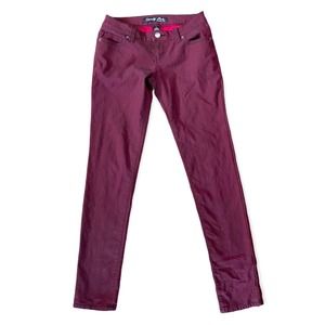 Celebrity Pink Maroon Skinny Jean